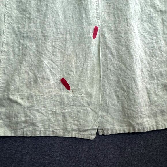 OUTFIT WOMAN JPR 100% Linen Maxi Tank Dress Pistachio Green with Pockets Size 1X - Picture 8 of 11